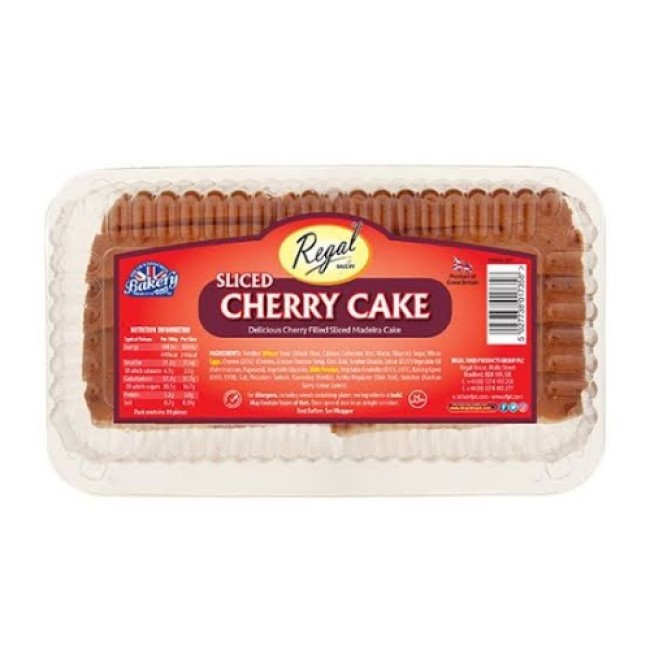 SLICED CHERRY CAKE REGAL