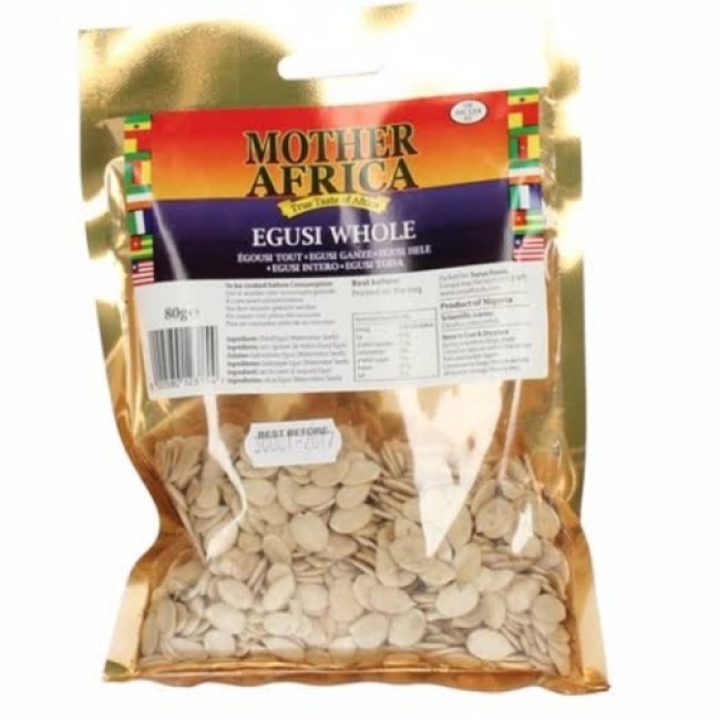 MOTHER AFRICA WHOLE EGUSI 80gm