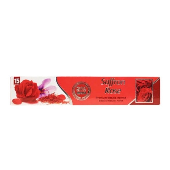 HEERA SAFFRON ROSE INCENSE STICKS