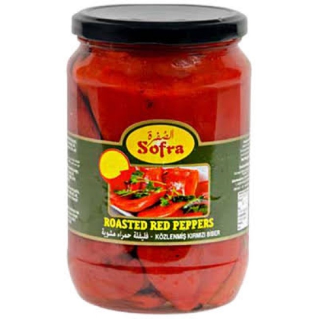 SOFRA ROASTED RED PEPPERS 690g