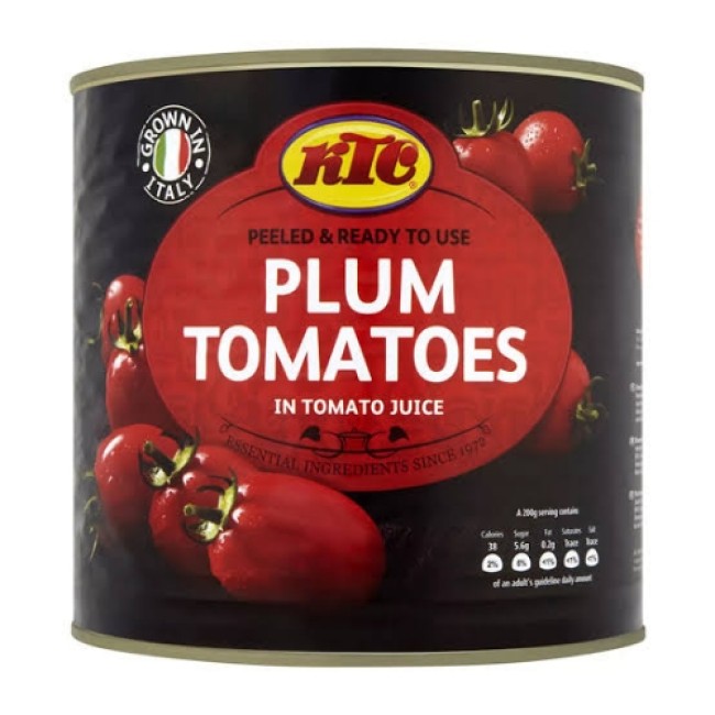 KTC PEELED PLUM TOMATOES 2.5kg