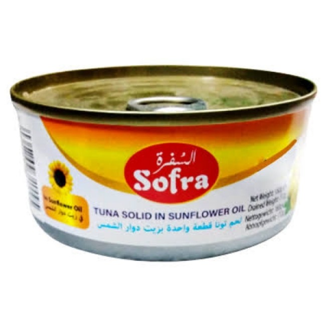 SOFRA TUNA SOLID IN SUNFLOWER OIL