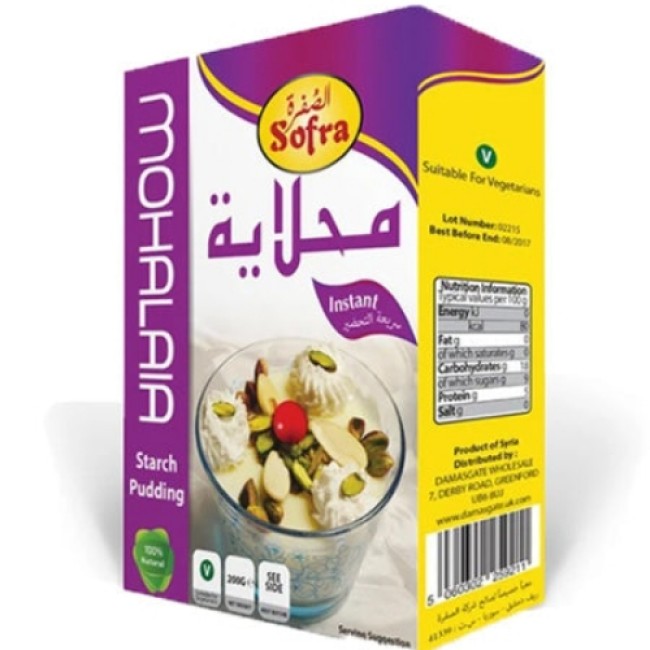 SOFRA MOHALAIA STARCH PUDDING