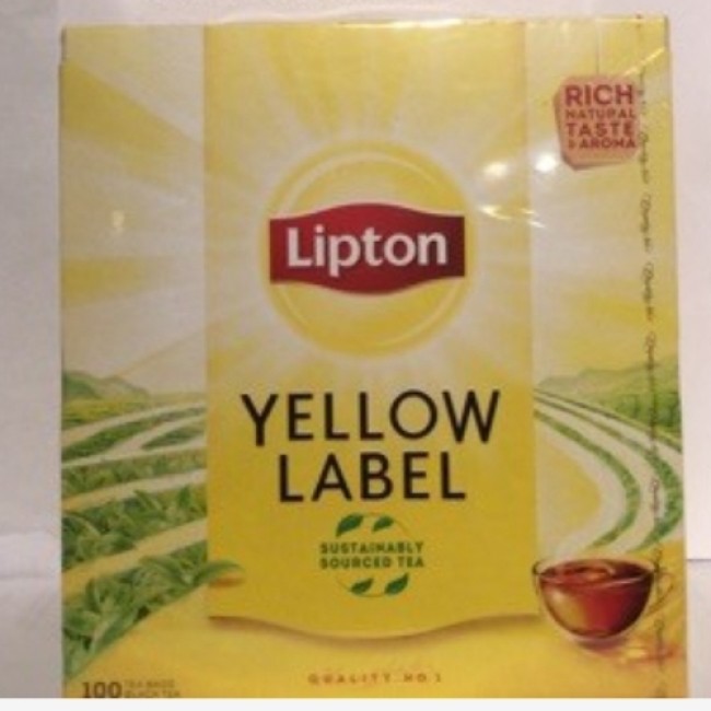 LIPTON YELLOW LABEL TEA 100S