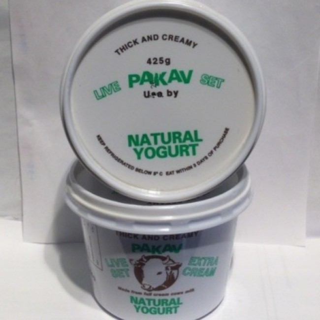PAKAV NATURAL YOGURT 425g