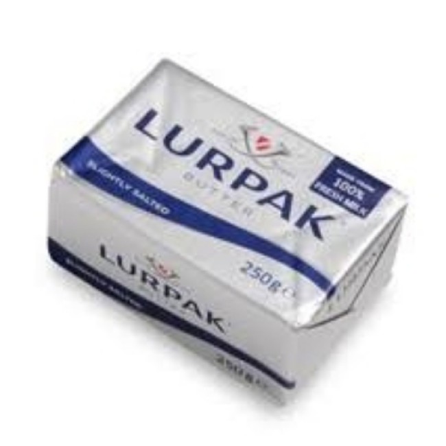 LURPAK BUTTER SLIGHTLY SALTED 250g