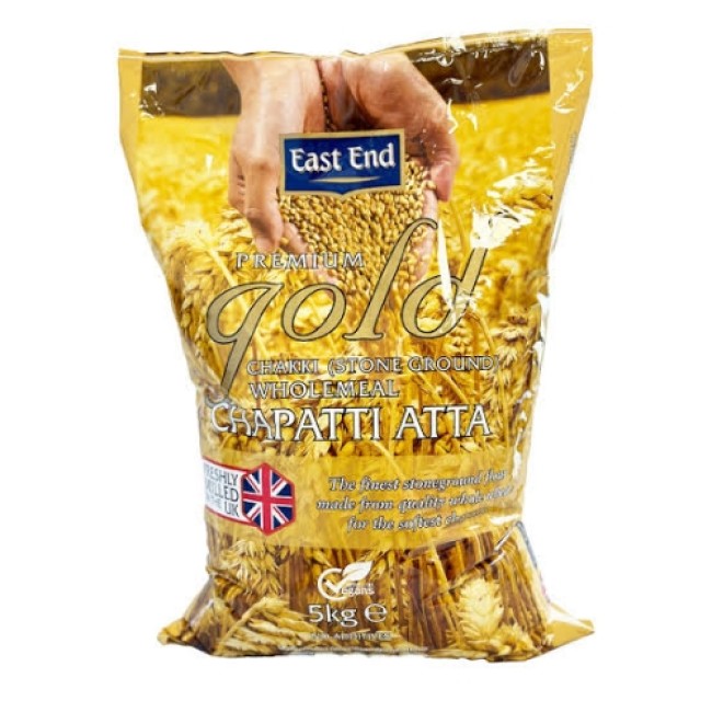 EAST END CHAPATTI ATTA CHAKKI WHOLEMEAL 5kg