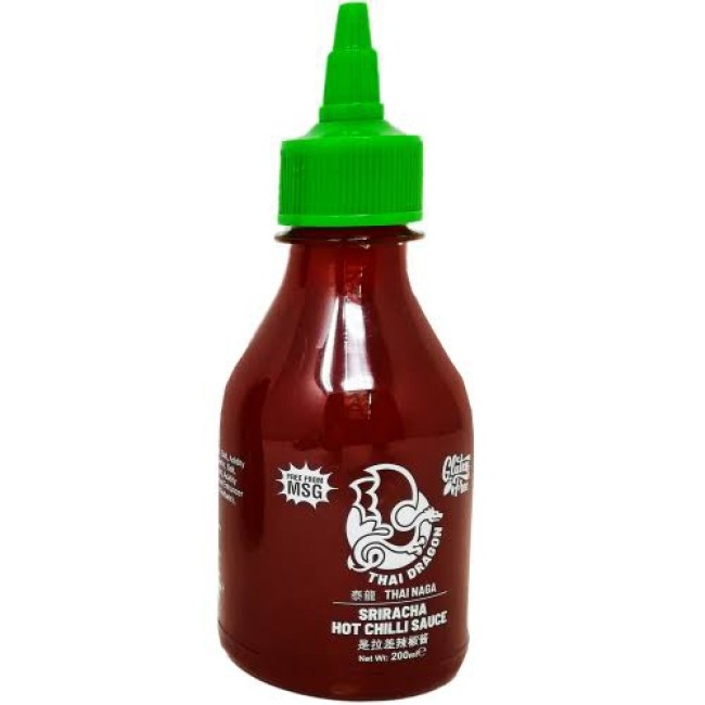 THAI DRAGON SRIRACHA HOT CHILLI SAUCE 200ml
