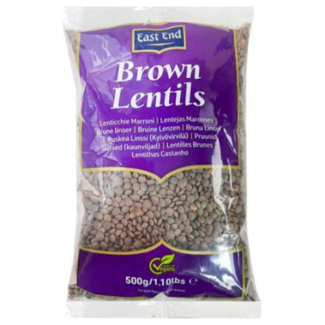 EAST END BROWN LENTILS 500g