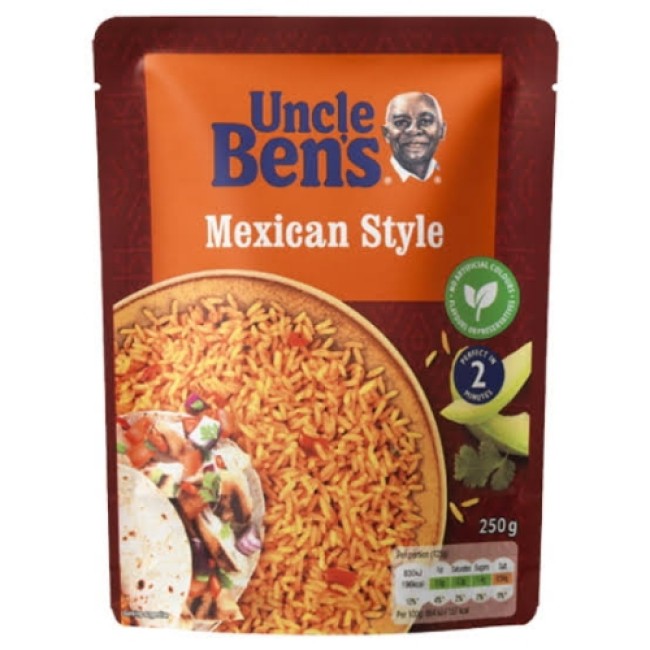 UNCLE BENS EXPRESS RICE MEXICAN STYLE 250gm