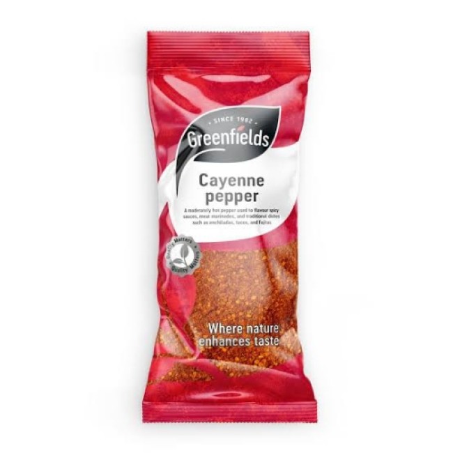 GREENFIELDS CAYENNE PEPPER 75g